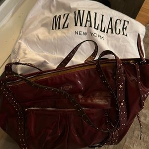 ✨MZ Wallace Cranberry Gloss Harlow Tote
